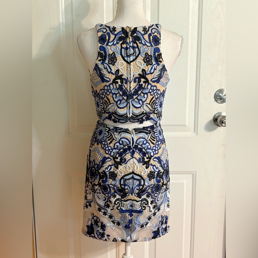 Jovani Two-Piece Short Prom and Cocktail Dress size 4 - Picture 4 of 15